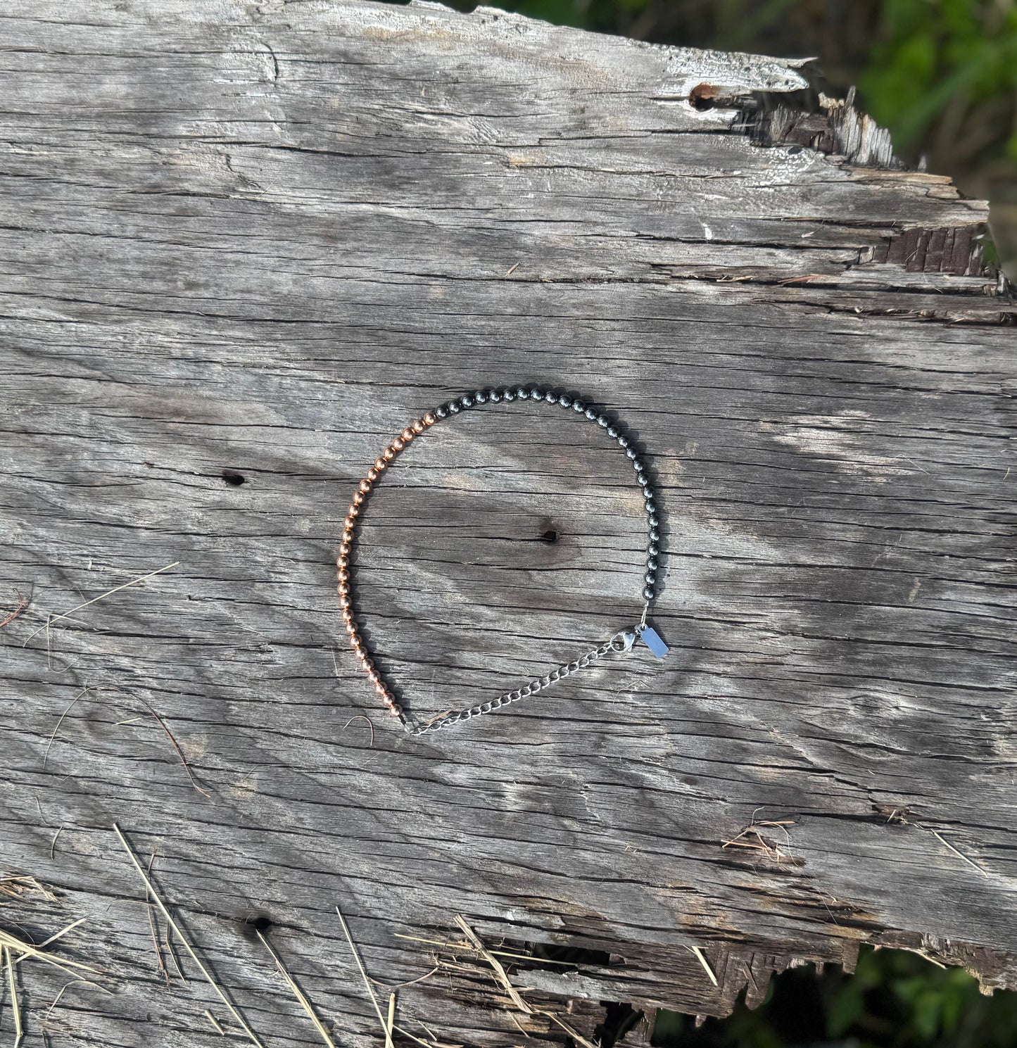 Half Copper Anklet