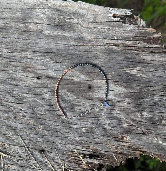 Half Copper Anklet