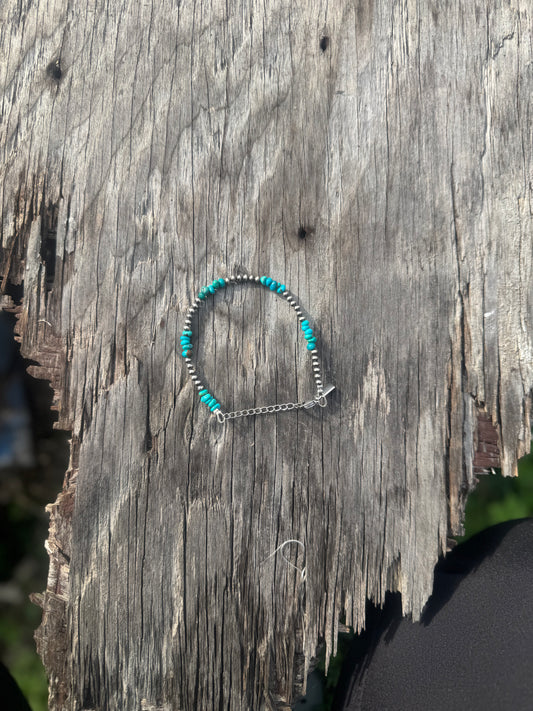 Turquoise & Sterling Silver Bracelet