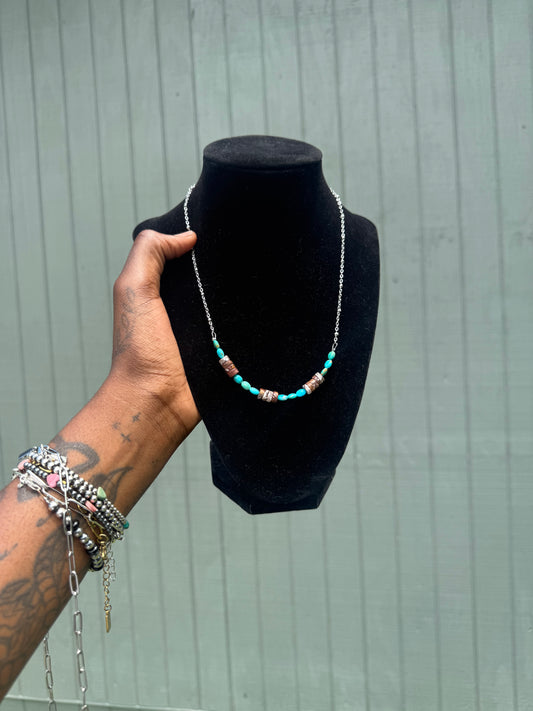 Sonoran Mountain and Wild Horse Bar Necklace