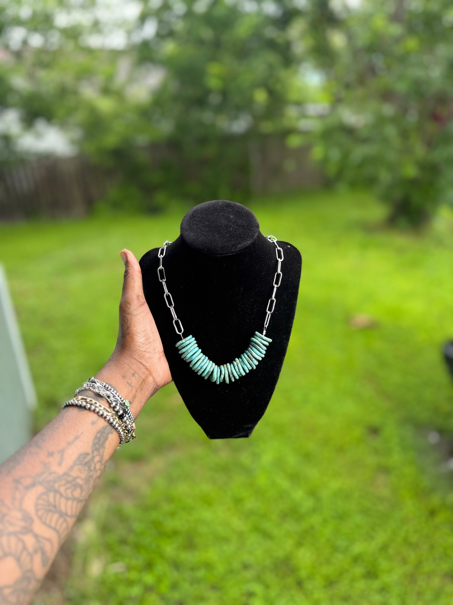 Chunky Turquoise Disc