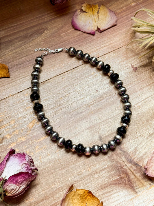 Black Onyx and Sterling Silver