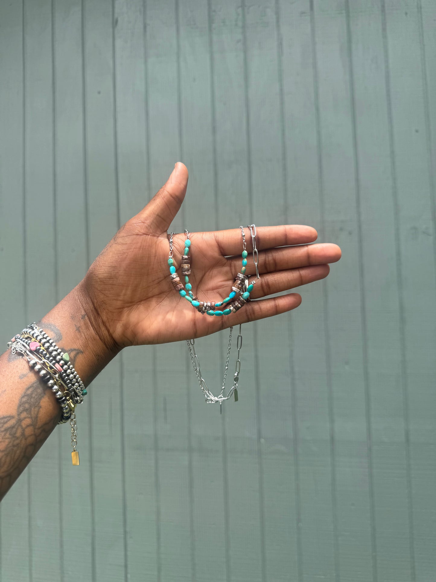 Sonoran Mountain and Wild Horse Bar Necklace